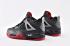 Dámské Nike Air Jordan 4 Retro High OG Black Red Pánské boty 308497-660