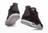 Nike Air Jordan IV 4 Retro farmer anyagú férfi cipőket, fekete 487724