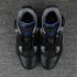 Nike Air Jordan IV 4 Retro Nero Cemento Grigio Blu Uomo Scarpe