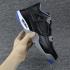 Buty Nike Air Jordan IV 4 Retro Black Cement Szaro-niebieskie Męskie