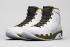 Air Jordan 9 - The Spirit Beyaz Siyah Militia Yeşil 302370-109, ayakkabı, spor ayakkabı