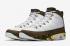 Air Jordan 9 Melo Beyaz Kahverengi Altın 302370-122, ayakkabı, spor ayakkabı