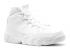 Air Jordan 9 Retro Gs 25. Yıldönümü Beyaz Gümüş Metalik 302359-106,ayakkabı,spor ayakkabı