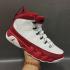 Nike Air Jordan IX 9 Retro bianche rosse Uomo Scarpe da basket