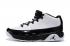Nike Air Jordan 9 IX Retro Low Herenschoenen Wit Zwart 832822 102