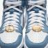 Air Jordan 1 High OG שחוקה כחול ג'ינס לבן מתכתי זהב DM9036-104