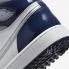 Air Jordan 1 Retro High Golf Patent Midnight Navy Bianco Metallic Argento DQ0660-100