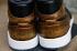 Air Jordan 1 Retro High OG Noir Or Blanc Chaussures Pour Hommes 555088-090