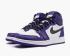 Air Jordan 1 Retro High OG GS Court Purple White 2.0 Chaussures de basket-ball 575441-500