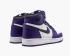 Баскетбольные кроссовки Air Jordan 1 Retro High OG GS Court Purple White 2.0 575441-500