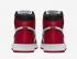 Air Jordan 1 Дамски сатенени черни пръсти, бели Varstiy Red CD0461-016