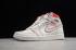 Tanie Nike Air Jordan 1 Retro Wysokie Białe Czerwone Buty 555068-160