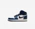Jordan 1 Retro High Ogps FD1412-401 Navy Black White Sail Midnight