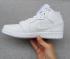 NOUVEAU DS 2017 Nike Air Jordan I 1 Retro All White Femmes Chaussures