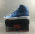 Nike Air Jordan 1 zapatos altos para hombre zapatilla de baloncesto azul marino brillante 649688-612