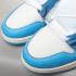 Nike Air Jordan 1 Retro Yüksek Kapalı Beyaz UNC Üniversitesi Mavi Beyaz AQ0818-148 .