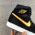 Nike Air Jordan 1 Retro Velvet Black Gold Unisex Pantofi 832596