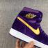 Unisex topánky Nike Air Jordan 1 Retro Velvet Purple Gold 832596