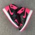 Nike Air Jordan 1 Retro черные розовые женские баскетбольные кроссовки