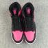 Nike Air Jordan 1 Retro černé růžové dámské basketbalové boty