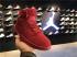 Nike Air Jordan 1 Retro หนังกวางสีแดงสดใสรองเท้าบาสเก็ตบอลผู้หญิง