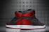 Nike Air Jordan 1 Wool Retro Noir Rouge Chaussures Homme