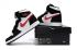 Nike Air Jordan I 1 Retro Chaussures de basket-ball Noir Rouge Blanc