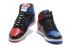 Nike Air Jordan I 1 Retro basketbalschoenen Koningsblauw Zwart Rood Wit