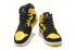 Nike Air Jordan I 1 Retro Zapatos De Baloncesto Amarillo Negro
