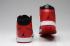 Nike Air Jordan I 1 Retro Yüksek Ayakkabı Deri Siyah Kırmızı 555088-001 .