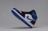 Nike Air Jordan I 1 Retro Wysokie Buty Skórzane Białe Czarne Niebieskie 555088-040