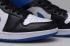Nike Air Jordan I 1 Retro ψηλά παπούτσια Δερμάτινα Λευκά Μαύρα Μπλε 555088-040