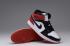 Nike Air Jordan I 1 Retro Wysokie Buty Skórzane Białe Czarne Czerwone 555088-184