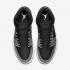 Nike Air Jordan I 1 Sepatu Tinggi Retro Sneaker Basket Pria Retak Abu-abu Hitam