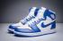Nike Air Jordan I 1 Retro High Shoes Sneaker Basketball Miesten Valkoinen laivastonsininen