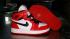 Nike Air Jordan I 1 Retro Zapatos De Baloncesto Para Niños Rojo Blanco Caliente