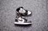 Nike Air Jordan I 1 ρετρό παιδικά παπούτσια Black White 575441