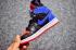 Nike Air Jordan I 1 Retro Kid Shoes Preto Branco Azul Vermelho 575441