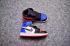 Nike Air Jordan I 1 Retro kinderschoenen zwart wit blauw rood 575441
