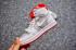 Nike Air Jordan I 1 Retro Kid Chaussures Blanc Argent Rouge 575441