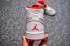 Nike Air Jordan I 1 Retro Kid Schuhe Weiß Silber Rot 575441