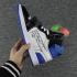 Мужские баскетбольные кроссовки Nike Air Jordan I 1 Retro, черные, синие, белые, новые
