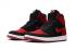 Nike Air Jordan I 1 Retro Men รองเท้าบาสเก็ตบอล Flyknit สีแดงสีดำ 919704-001