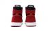 Nike Air Jordan I 1 Retro Men รองเท้าบาสเก็ตบอล Flyknit สีแดงสีดำ 919704-001