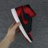 Nike Air Jordan I 1 Retro Chaussures de basket-ball pour hommes Vin rouge blanc
