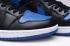 Nike Air Jordan I 1 Retro Mens Shoes Couro Preto Azul 555088 085