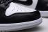 Nike Air Jordan I 1 Retro Ανδρικά Παπούτσια Δερμάτινα Μαύρα Γκρι 555088 104