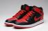 Nike Air Jordan I 1 Retro Zapatos para hombre Cuero Negro Rojo Blanco 555088-023