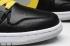 Nike Air Jordan I 1 Retro Scarpe da uomo Pelle Nero Giallo 364770-050