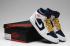 Nike Air Jordan I 1 Retro Erkek Ayakkabı Beyaz Koyu Mavi 555088-011 .